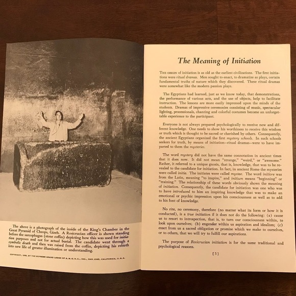 Rosicrucian Initiation Neophyte Guide - Picture 3 of 4